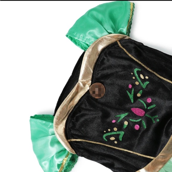 NEW Children’s Princess Anna Dress up Halloween costume for girls Size 6-8 years - Picture 6 of 8